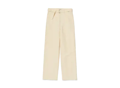 AURALEE High Density Finx Linen Weather Pants "Ecru"