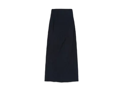 AURALEE Linen Silk Tweed Skirt "Dark Navy"
