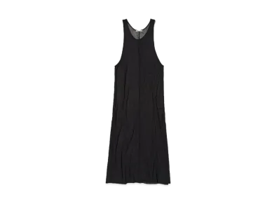 AURALEE Hard Twist Cotton Gauze Dress "Black"
