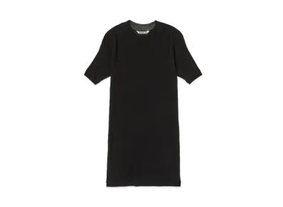 AURALEE Super High Gauge Sheer Rib Tee "Black"