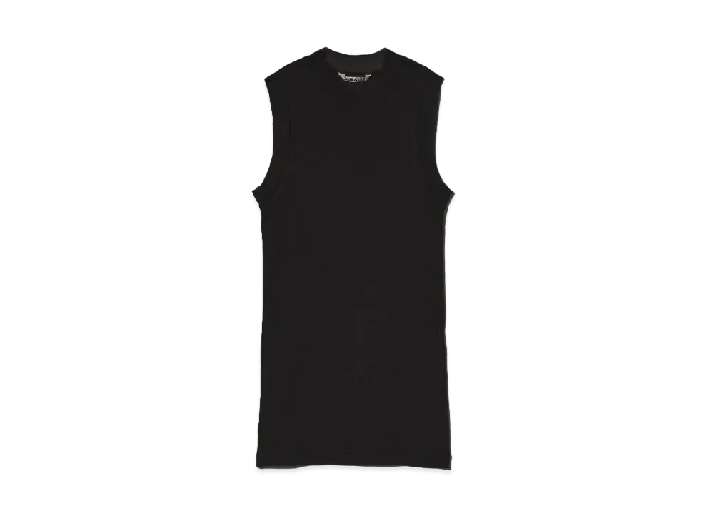 AURALEE Super High Gauge Sheer Rib Tank "Black"