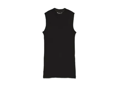 AURALEE Super High Gauge Sheer Rib Tank "Black"