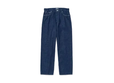 AURALEE Selvedge Light Denim Wide Pants "Indigo"