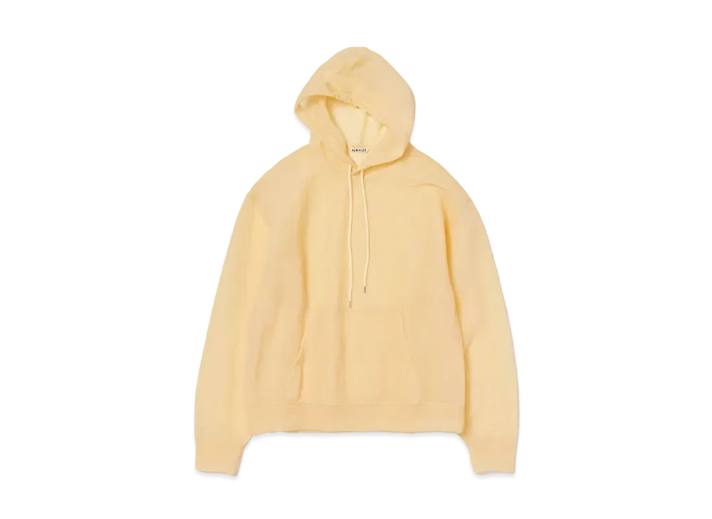AURALEE Elastic Sheer Nylon P/O Parka "Yellow"
