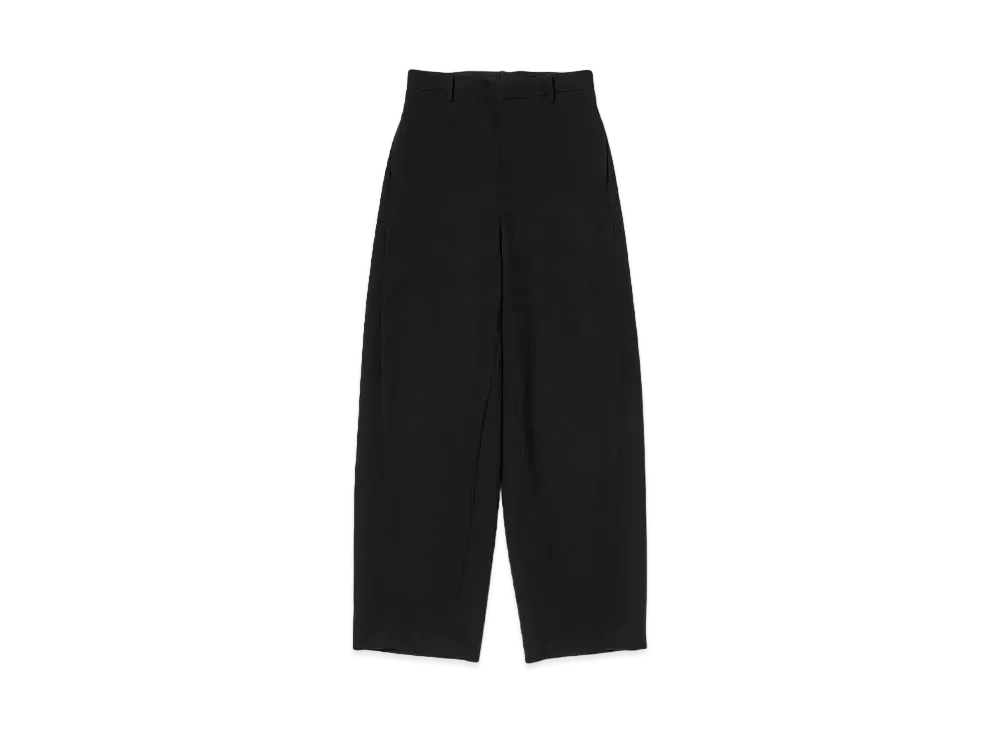 AURALEE Tense Wool Double Cloth Slacks "Black"