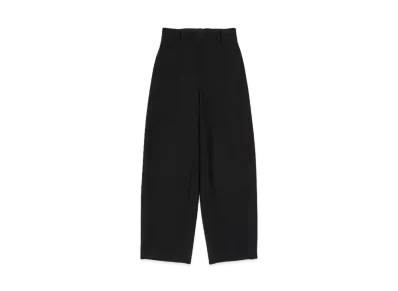 AURALEE Tense Wool Double Cloth Slacks "Black"