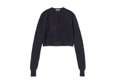 AURALEE Baby Suri Alpaca Sheer Knit P/O "Navy"
