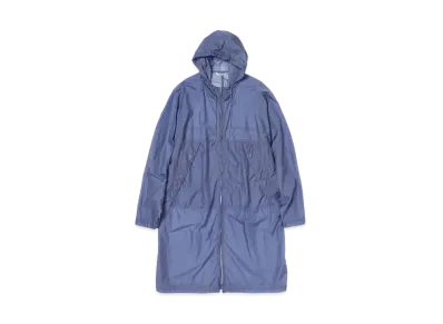 AURALEE Washed Super Light Airy Nylon Coat "Light Purple"