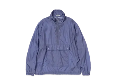 AURALEE Washed Super Light Airy Nylon Anorak "Light Purple"