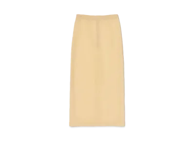 AURALEE Elastic Sheer Nylon Skirt "Yellow"