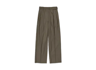 AURALEE Super Fine Tropical Wool Slacks "Dark Khaki"