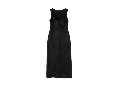 AURALEE Brushed Mohair Shaggy Dress "Black"