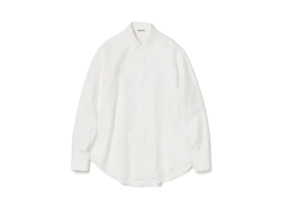 AURALEE High Count Finx Ox Dolman Sleeve Shirt "White"