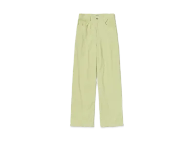 AURALEE Finx Corduroy Pants "Lime Green"