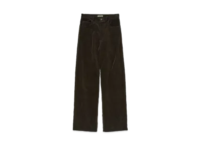 AURALEE Finx Corduroy Pants "Dark Brown"