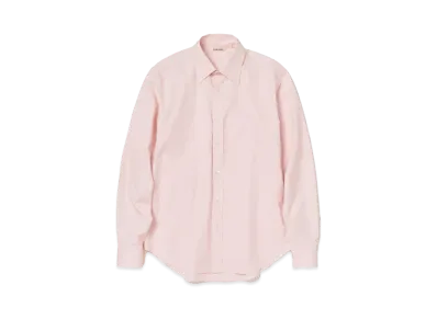 AURALEE High Count Finx Ox Shirt "Light Pink"