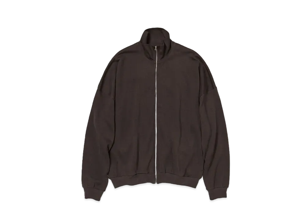 AURALEE Super High Gauge Sweat Zip Blouson "Dark Brown"