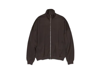 AURALEE Super High Gauge Sweat Zip Blouson "Dark Brown"