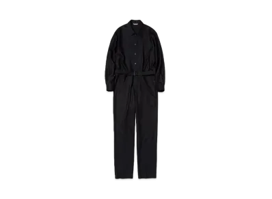 AURALEE Super Light Wool Jumpsuit "Black"