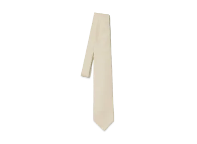 AURALEE Super Light Wool Tie "Light Beige"