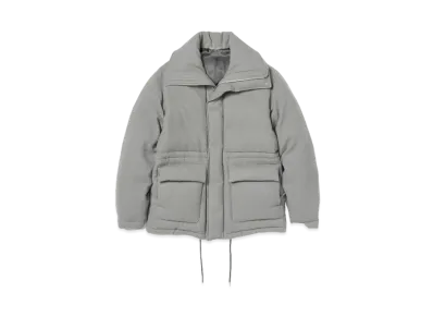 AURALEE Brushed Alpaca Wool Down Blouson "Light Gray"