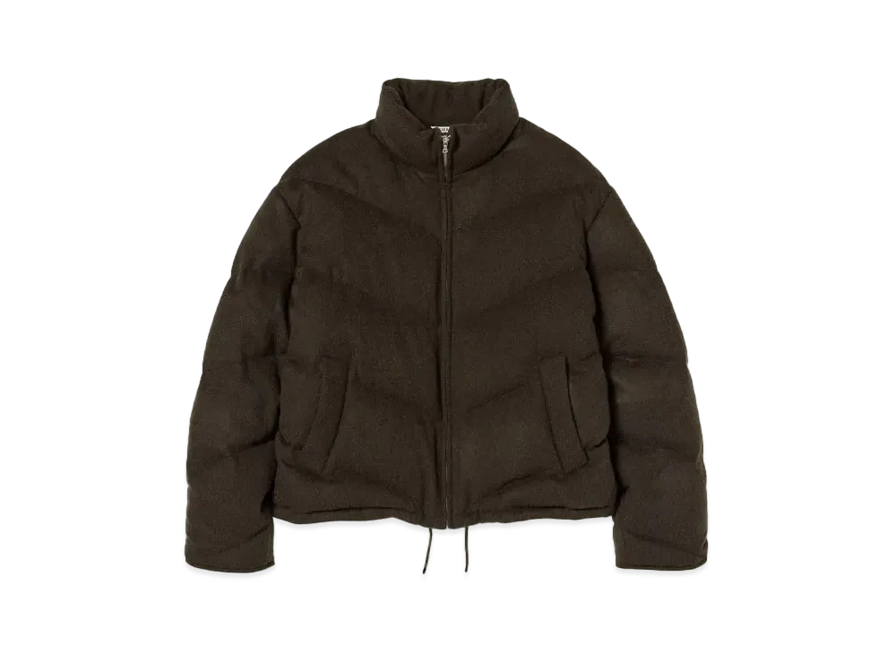 AURALEE Baby Camel Flannel Down Blouson 