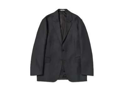 AURALEE Light Melton Jacket "Top Charcoal"