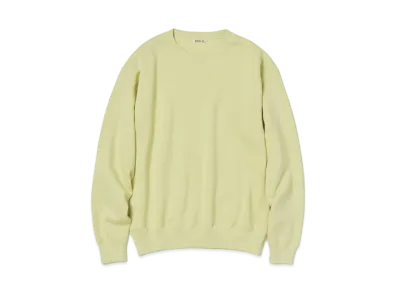 AURALEE Smooth Soft Sweat P/O "Light Lime"