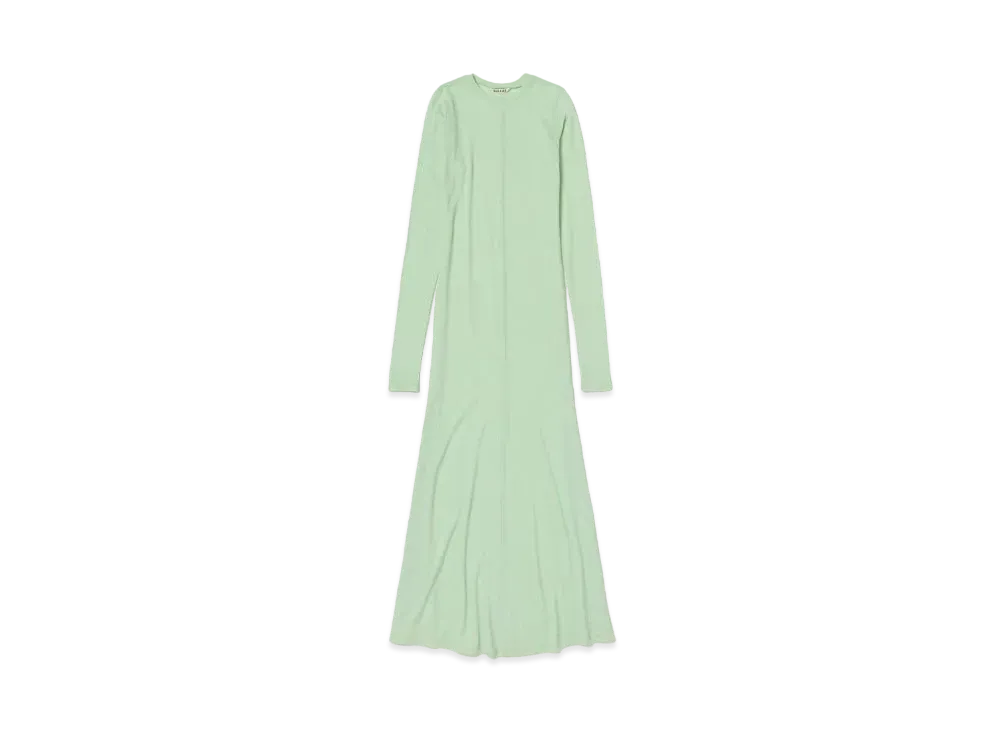 AURALEE Wool Amunzen Dress "Pale Green"