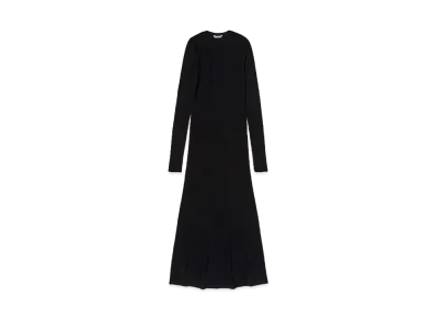 AURALEE Wool Amunzen Dress "Black"