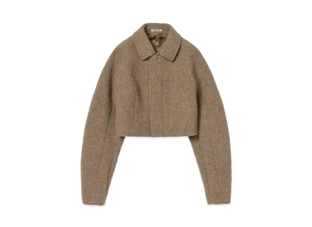 ジャケット・アウター AURALEE SPONGE WOOL MELTON SHORT BLOUSON 楽天市場】WOMEN【AURALEE】SPONGE WOOL MELTON SHORT BLOUSON