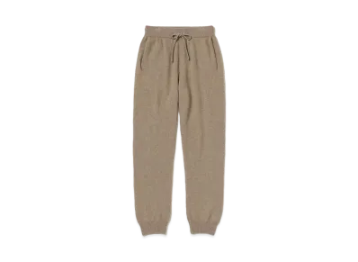 AURALEE Baby Cashmere Knit Pants "Natural Brown"
