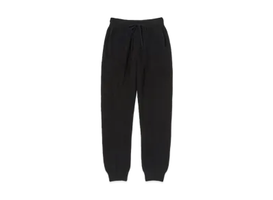 AURALEE Baby Cashmere Knit Pants "Top Black"