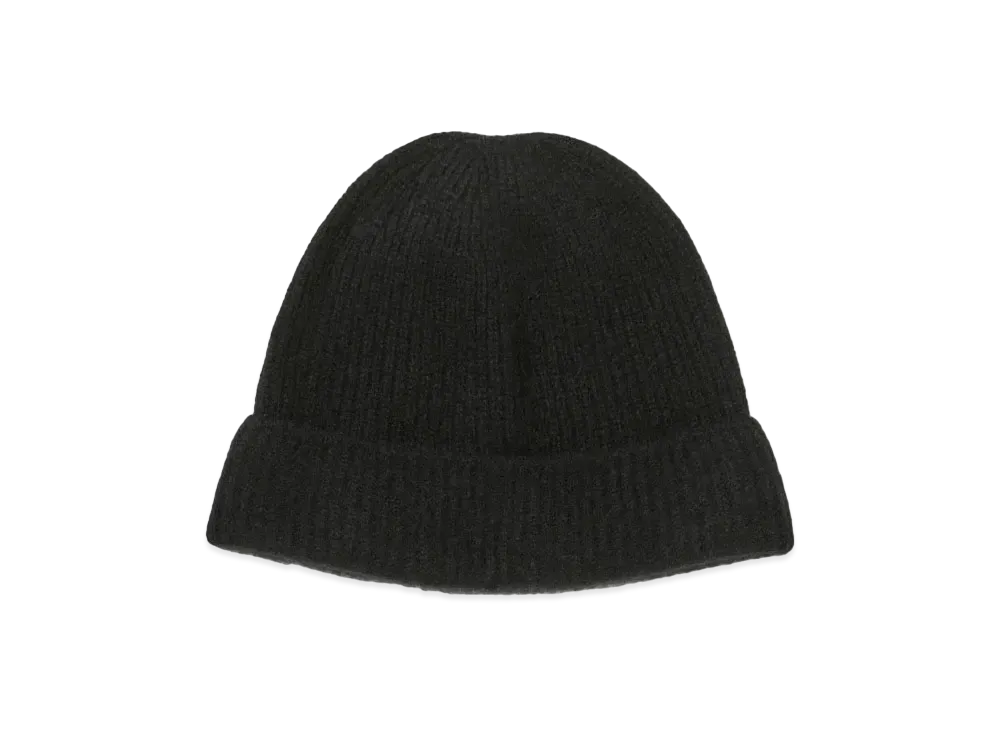 AURALEE Baby Cashmere Knit Cap "Top Black"