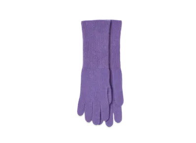 AURALEE Baby Cashmere Kniit Long Gloves "Purple"