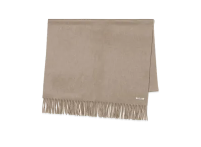 AURALEE Baby Cashmere Wide Stole "Natural Brown"