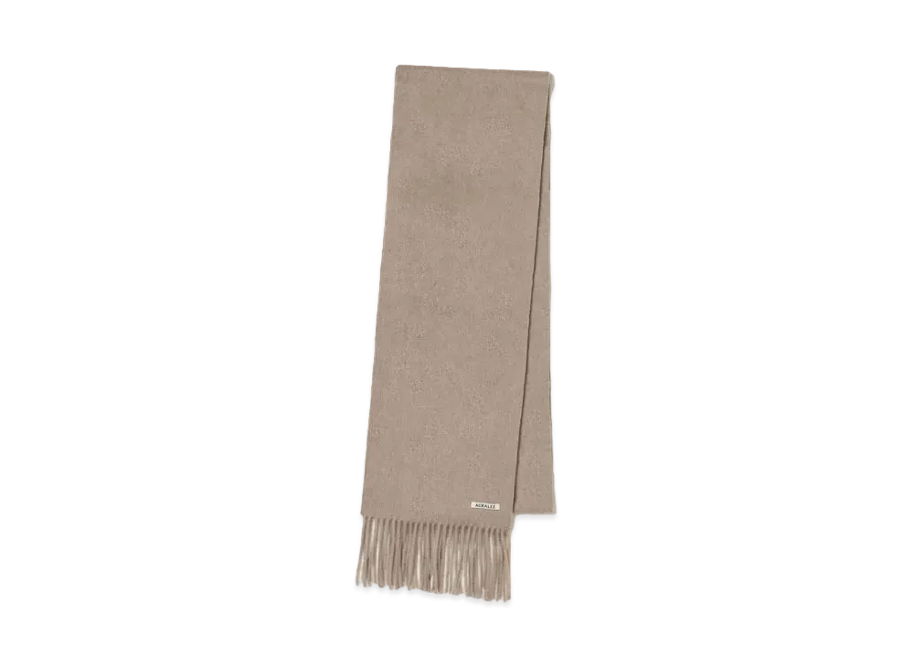 AURALEE Baby Cashmere Long Stole "Natural Brown"