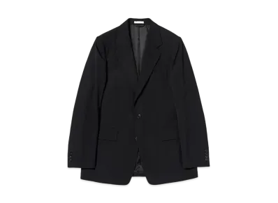 AURALEE Light Wool Max Gabardine Jacket "Top Black"