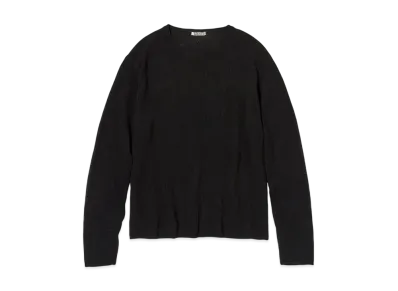 AURALEE Summer Cashmere Knit P/O "Black"