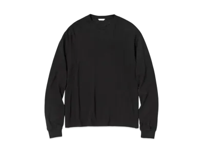 AURALEE Seamless L/S Tee "Black"