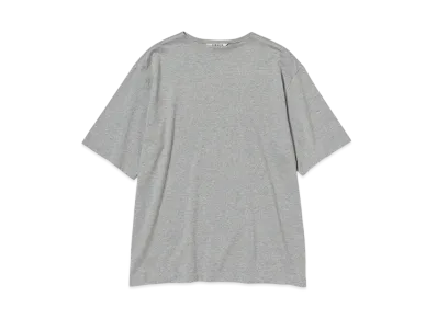 AURALEE Luster Plaiting Boat Neck Tee "Top Gray"