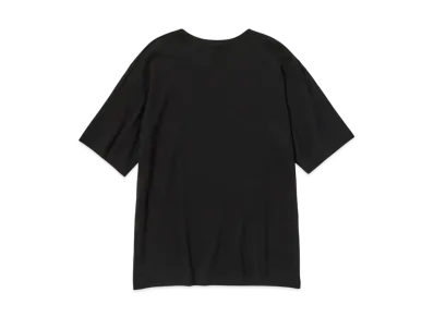 AURALEE Luster Plaiting Boat Neck Tee "Black"