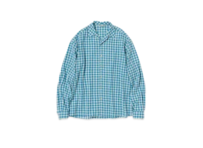 AURALEE Airy Smooth Cashmere Shirt Blouson "Light Blue"