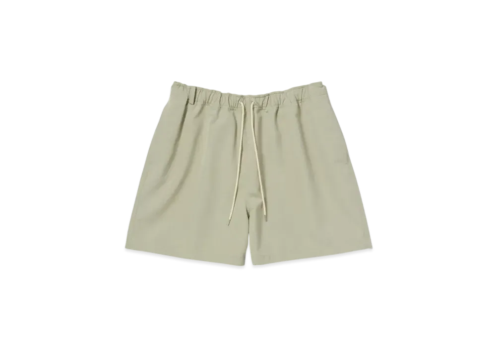 AURALEE Wool Max Canvas Shorts "Pale Olive"