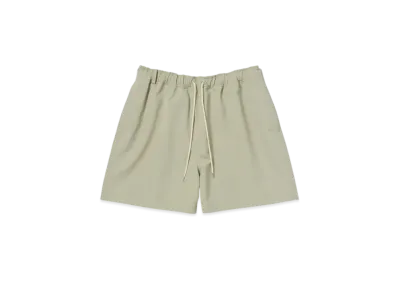 AURALEE Wool Max Canvas Shorts "Pale Olive"