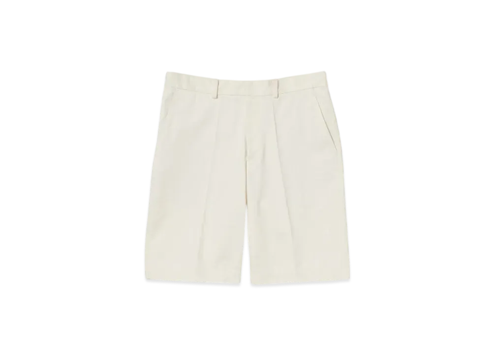 AURALEE Washed Finx Chino Shorts "White"