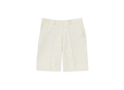 AURALEE Washed Finx Chino Shorts "White"