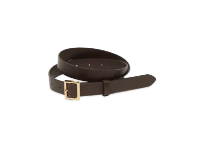 AURALEE Square Buckle Belt "Brown"