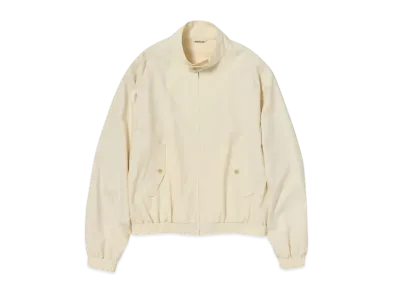 AURALEE Super Fine Tropical Wool Zip Blouson "Ivory"