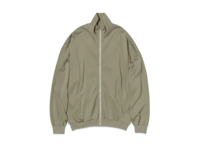 AURALEE Super High Gauge Sweat Zip Cardigan "Khaki"